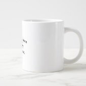 生物学の先生- DNAを議論しない ジャンボコーヒーマグカップ (右)