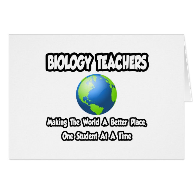 生物学の先生...World a Better Place (正面横)