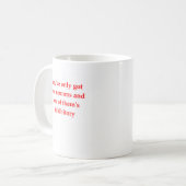 生物学の冗談 コーヒーマグカップ (正面左)