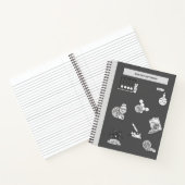 生物学の必需品(グレー)ノートブック ノートブック (内部)