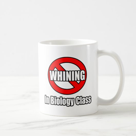 生物学の授業では泣き言は言わない コーヒーマグカップ (右)