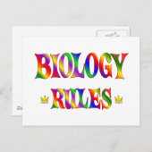 生物学の規則 ポストカード (正面/裏面)