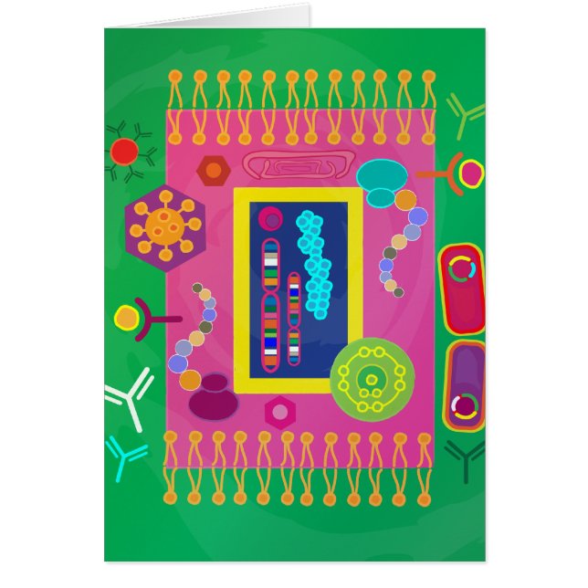 生物学カード (正面)