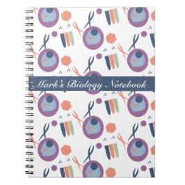 生物学クラスの細胞研究所ブラックノートブック ノートブック