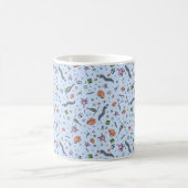 生物学マグ（青） コーヒーマグカップ (中央)