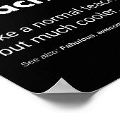 生物学先生おもしろいクールことわざ ポスター (角)