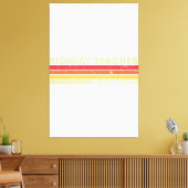 生物学先生おもしろい職名職業アザ キャンバスプリント (インサイチュ (リビング))