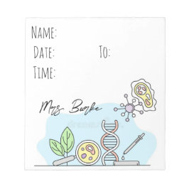 生物学先生のhallpassメモ帳 ノートパッド