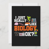 生物学先生ギフト科学生物学 シーズンカード (正面)