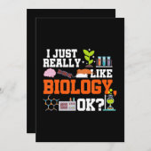 生物学先生ギフト科学生物学 シーズンカード (正面/裏面)