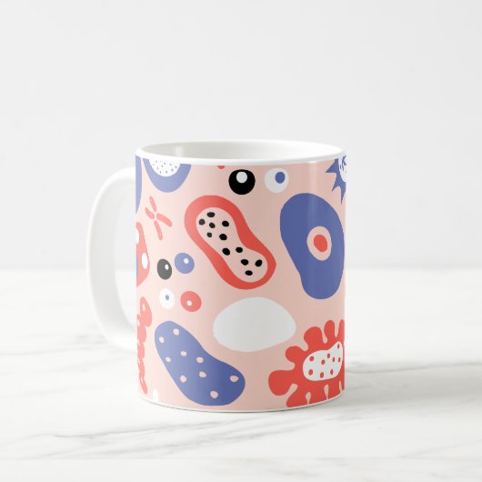 生物学先生コーヒーマグ コーヒーマグカップ (正面左)