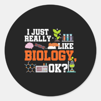 生物学先生贈与科学学生生物学 ラウンドシール