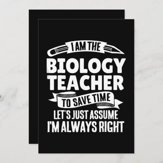 生物学先生 – もちろん素晴らしim シーズンカード (正面/裏面)