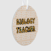 生物学先生 オーナメント (正面)