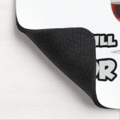 生物学先生...ワインのために働く マウスパッド (コーナー)