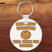 生物学先生..Cookieに対応 キーホルダー (正面)