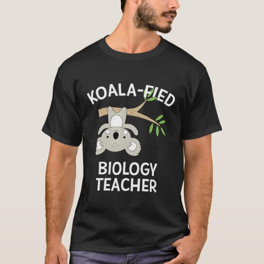 生物学先生Gifコアラ感謝感謝 Tシャツ (正面)