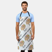 生物学内の細胞成分 エプロン (着用した状態)