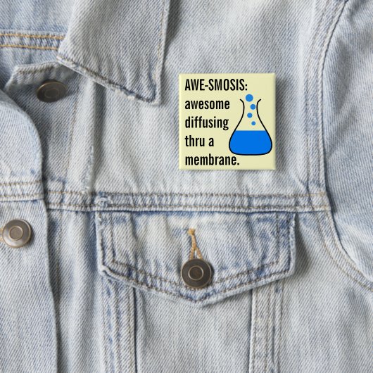 生物学及び化学: 教授科学は素晴らしいです 缶バッジ (インサイチュ)