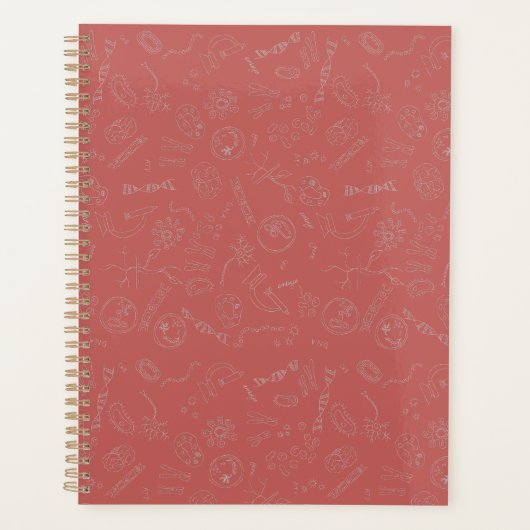 生物学図デザイン プランナー手帳 (正面)