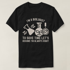 生物学専攻、生物学愛好家4 Tシャツ