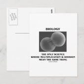 生物学専攻(Biology Science Division) ポストカード (正面/裏面)