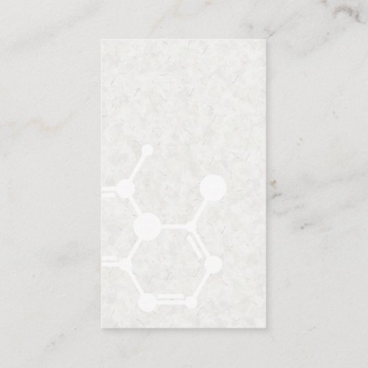 生物学技術 | 分子 | 科学のスタートアップ 名刺 (裏面)