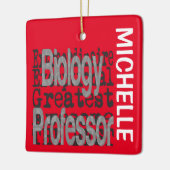 生物学教授カスタム法 セラミックオーナメント (左)