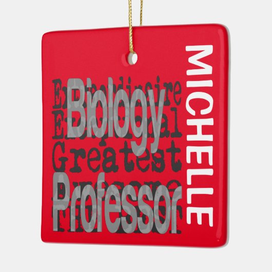 生物学教授カスタム法 セラミックオーナメント (左)