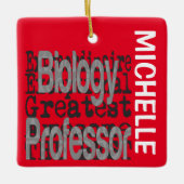 生物学教授カスタム法 セラミックオーナメント (正面)
