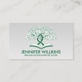 生物学理科指導サービス – 先生 名刺 (正面)