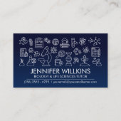 生物学理科指導サービス – 先生 名刺 (正面)