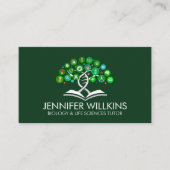 生物学理科指導サービス – 先生 名刺 (正面)