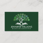 生物学理科指導サービス – 先生 名刺 (正面)