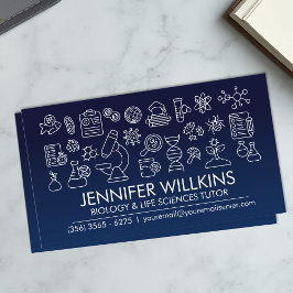 生物学理科指導サービス – 先生 名刺