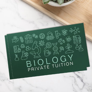 生物学理科指導サービス – 先生 名刺