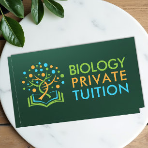 生物学理科指導サービス – 先生 名刺