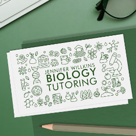 生物学理科指導サービス – 先生 名刺