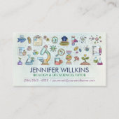 生物学理科指導サービス – 先生 名刺 (正面)