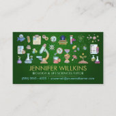 生物学理科指導サービス – 先生 名刺 (正面)