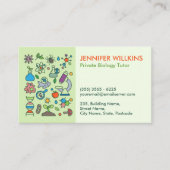 生物学理科指導サービス 名刺 (正面)