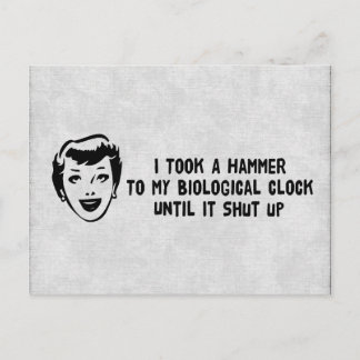 生物学的クロックなんて死んでしまえ ポストカード