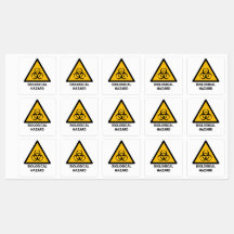 生物学的ハザード警告ズ、生物学的災害［有害物質］記号