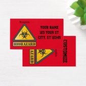 生物学的災害［有害物質］おもしろい警告標識Thunder_Cove (デスク)