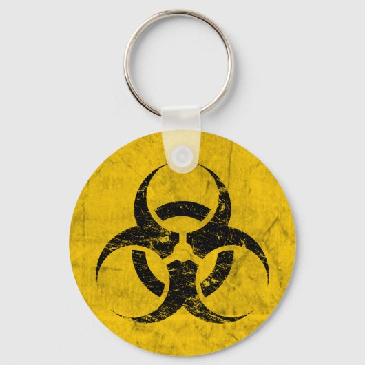 生物学的災害［有害物質］のグランジカスタマイズ キーホルダー (正面)