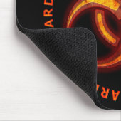 生物学的災害［有害物質］のゾンビの警告 マウスパッド (コーナー)