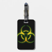 生物学的災害［有害物質］のゾンビの警告 ラゲッジタグ (裏面縦)