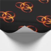 生物学的災害［有害物質］のゾンビの警告 ラッピングペーパー (角)