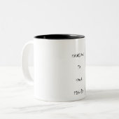 生物学的災害［有害物質］のマグ ツートーンマグカップ (正面左)