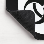 生物学的災害［有害物質］の記号のマウスパッド マウスパッド (コーナー)